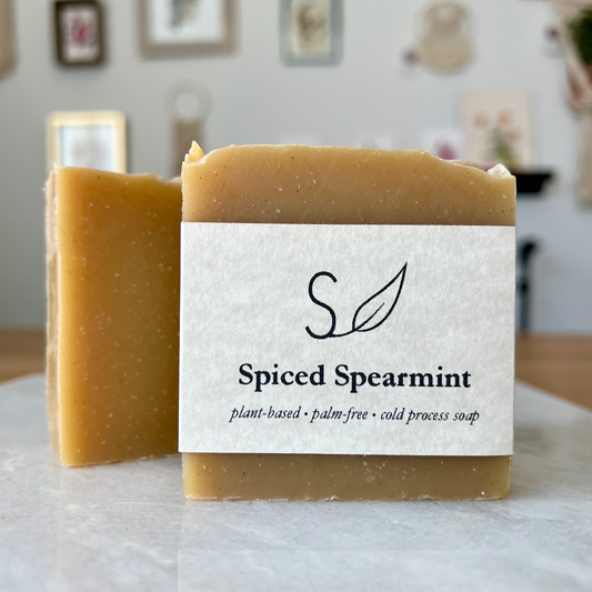 Spiced Spearmint Cold Process Soap