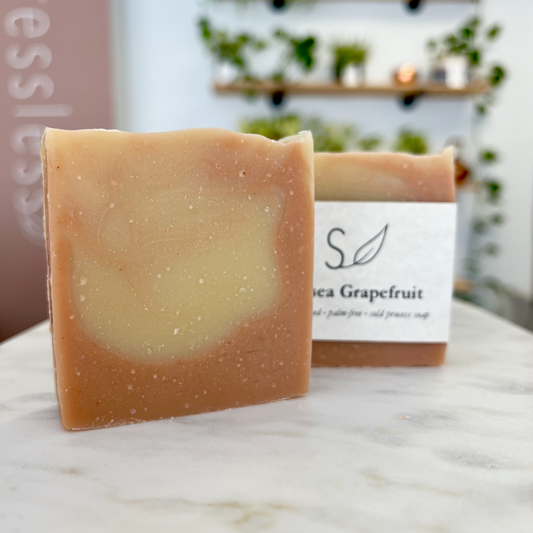 Litsea Grapefruit Cold Process Soap