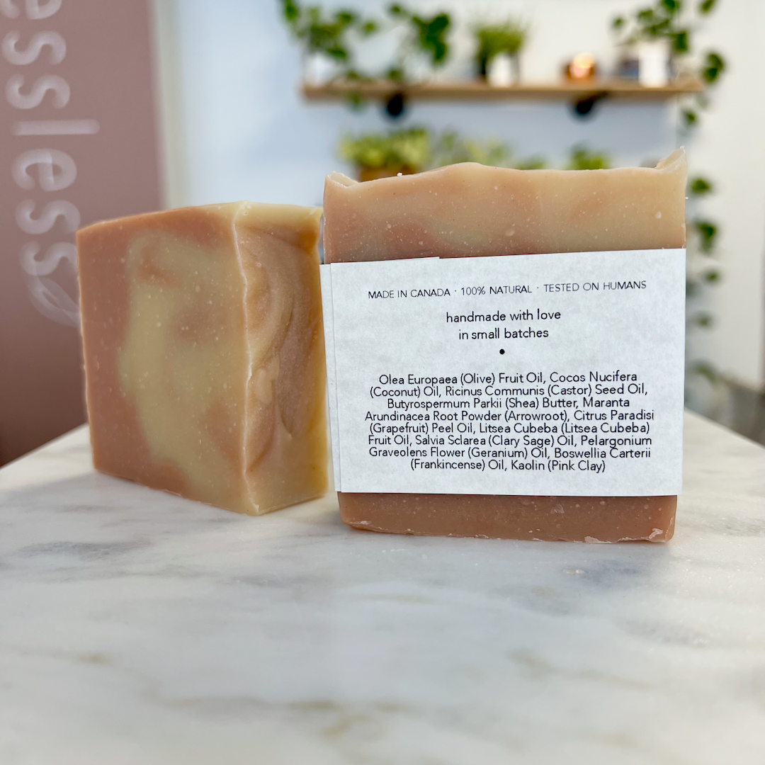 Litsea Grapefruit Cold Process Soap