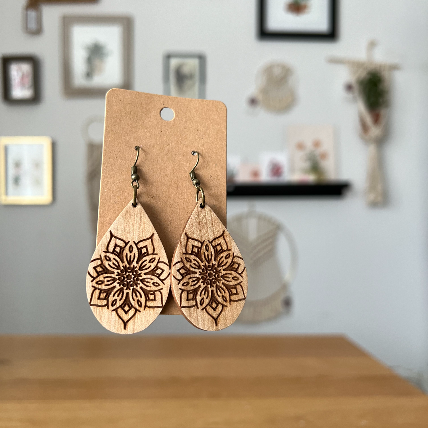 Maple Earrings #1 | Refined Wood Co.