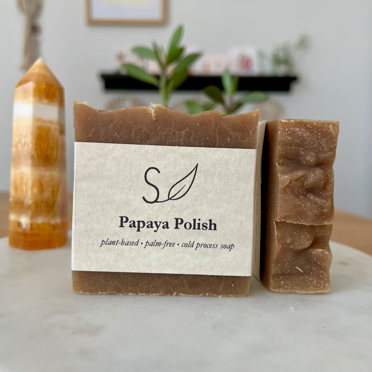 Papaya Polish Cold Process Soap
