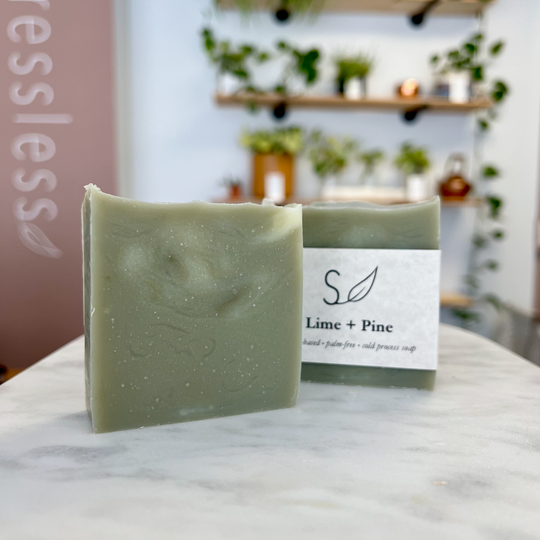 Lime + Pine Cold Process Soap