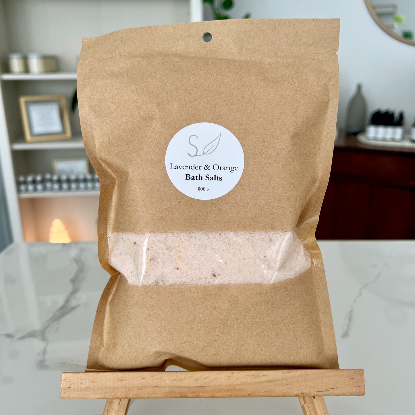 Lavender & Sweet Orange Bath Salts