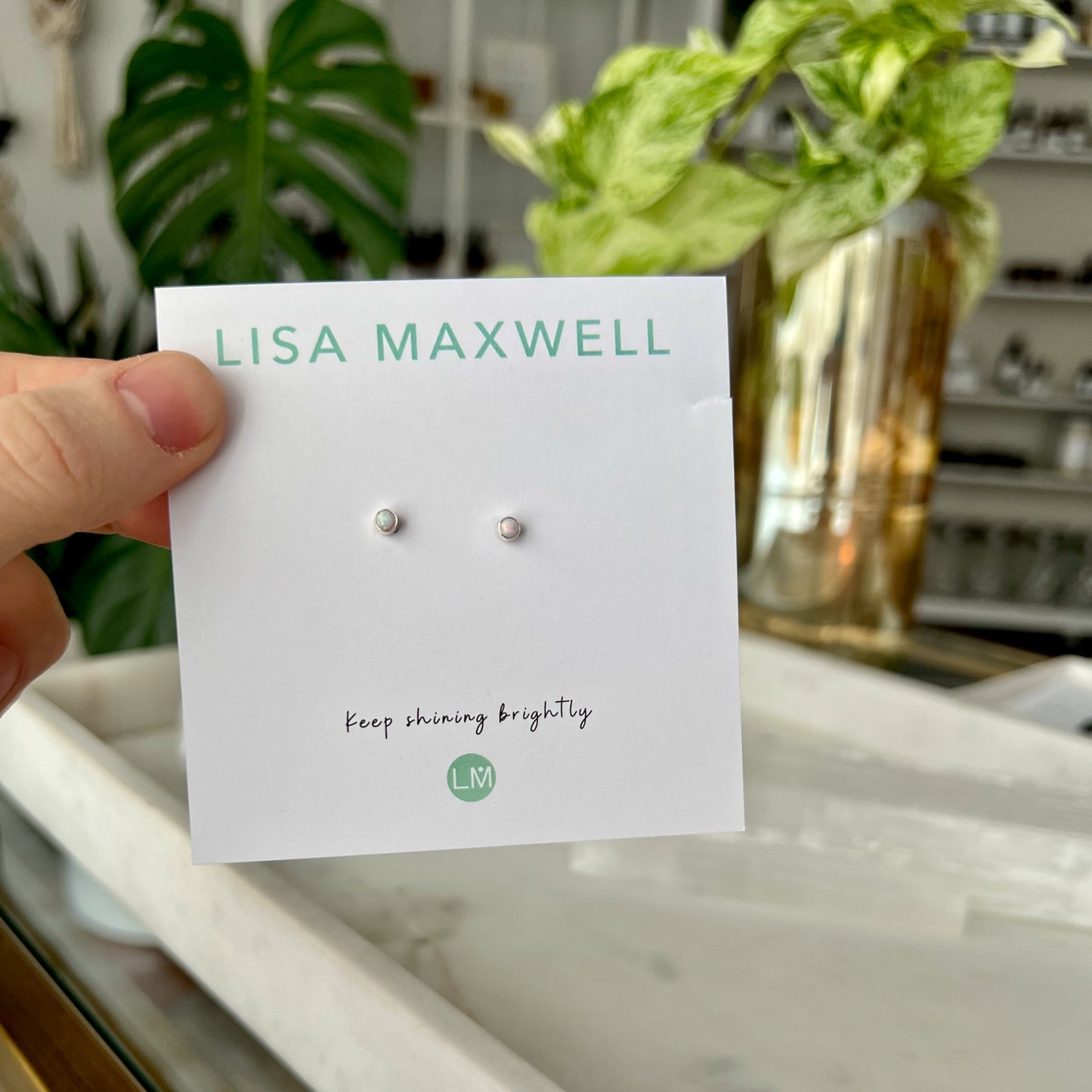 Opal Silver Earrings | Lisa Maxwell