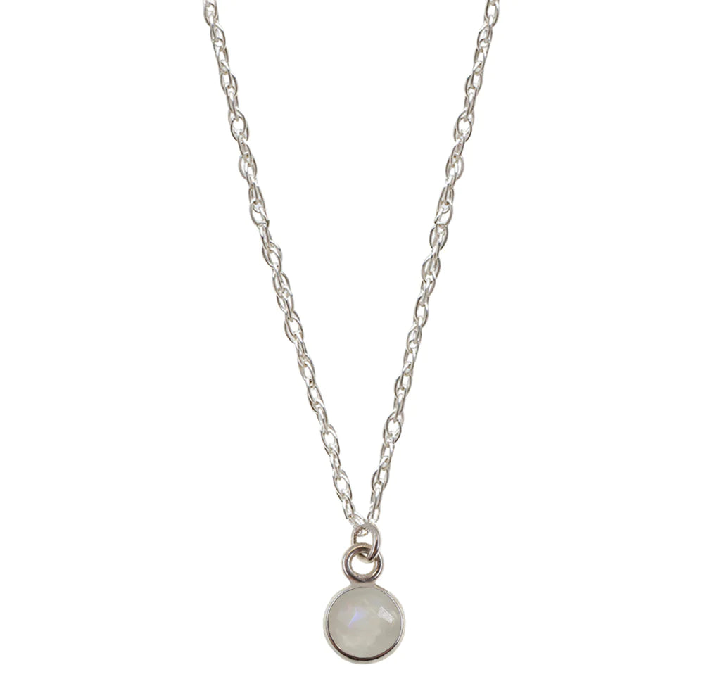 Moonstone Silver Necklace | Lisa Maxwell
