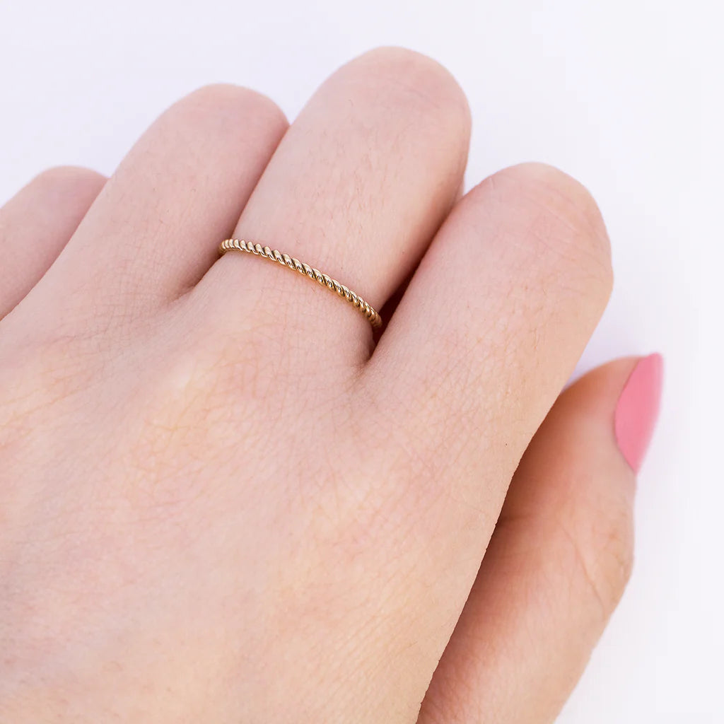 Gold Twisted Ring | Lisa Maxwell
