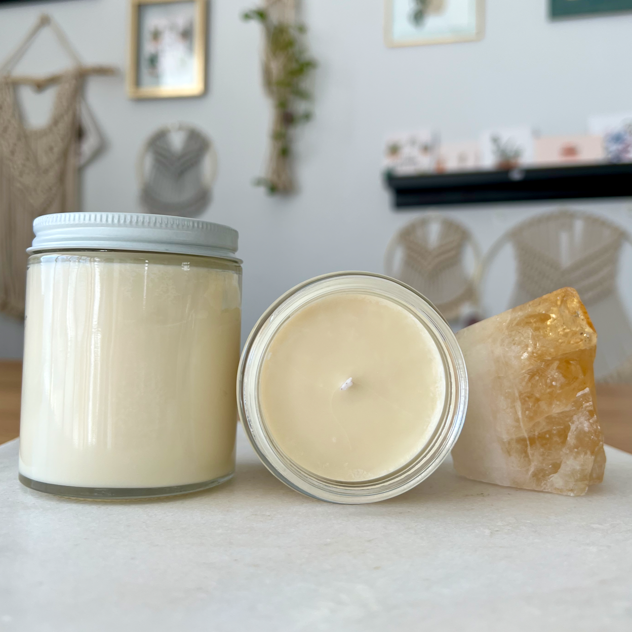 Peppermint & Patchouli Aromatherapy Candle