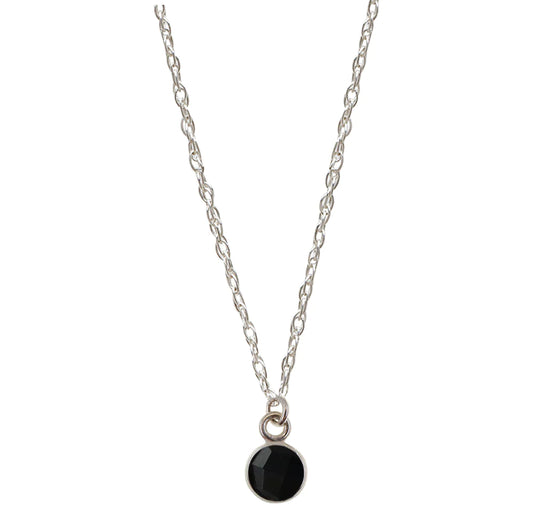 Onyx Silver Necklace | Lisa Maxwell